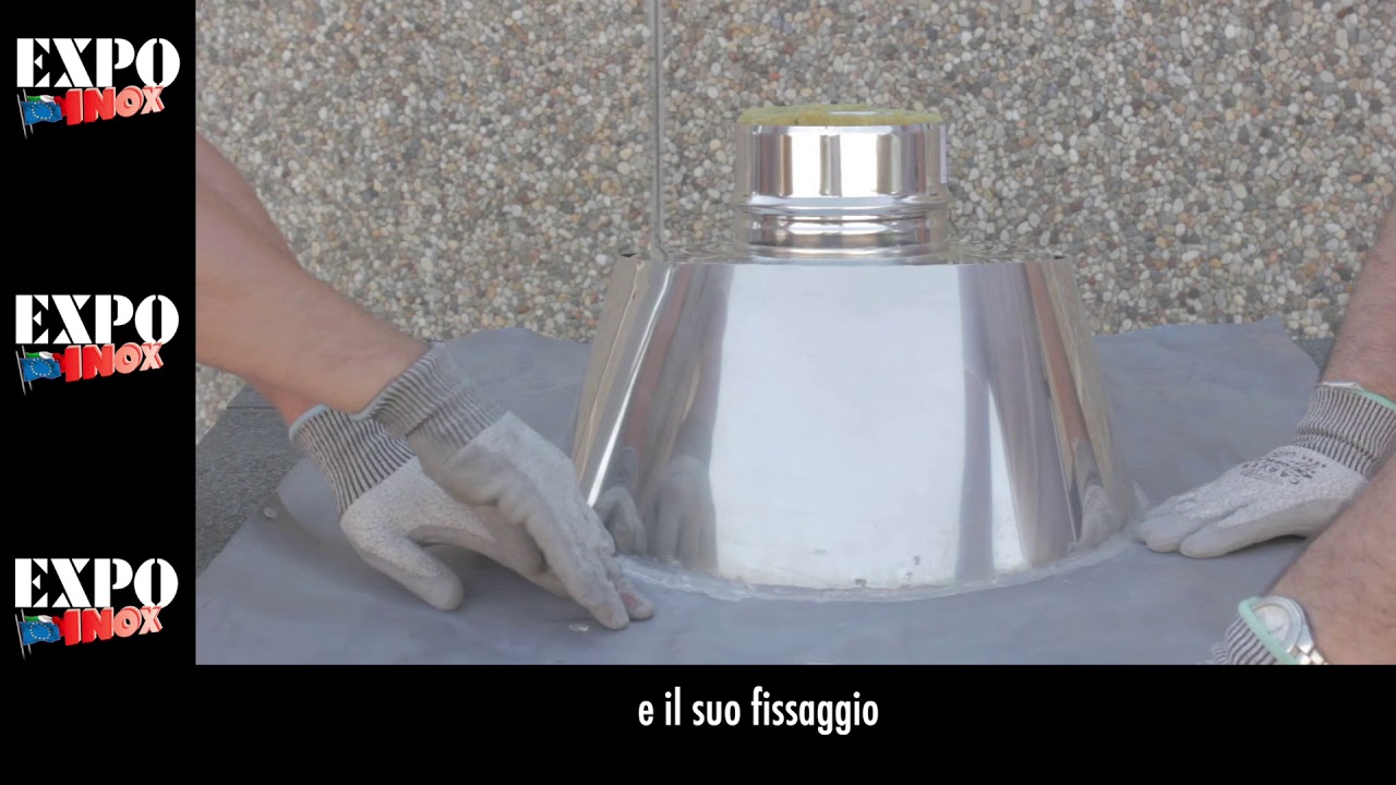 EXPO INOX Montaggio passaggio a tetto INOX