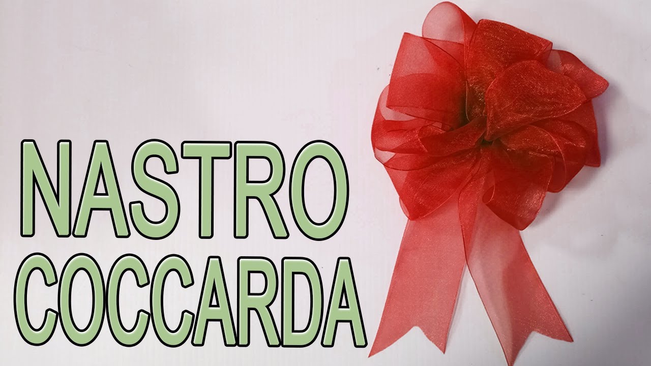 Coccarda nastro facile fioccone nascita fai da te - Arte Green