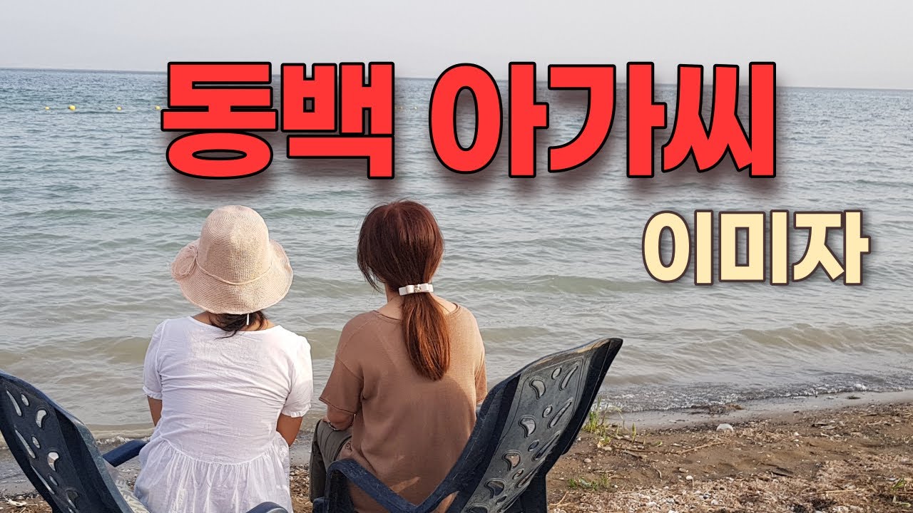 동백아가씨(이미자)  -  앨토색소폰악보 (Em Key) - 쉬운(계이름.가사) 악보 / 노래연습 / MR색소폰