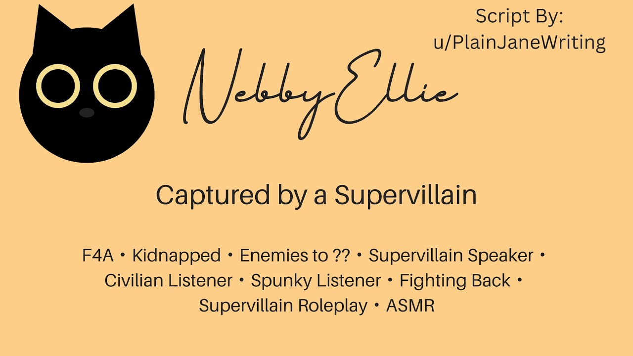 [F4A] Captured by a  Supervillain [Kidnapped][Supervillain Speaker][Supervillain Roleplay] ASMR