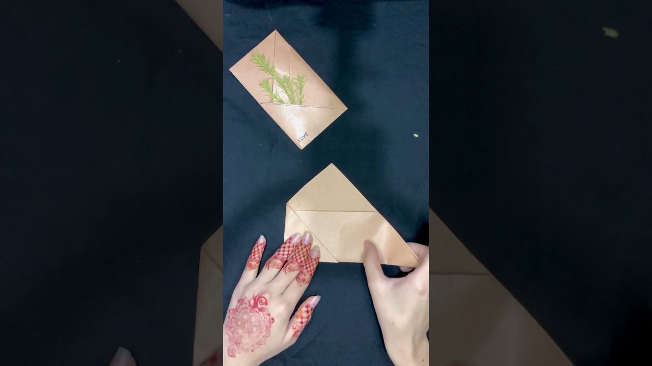 #vintagedesign #handmadeenvelope #aesthetic #pinterestaesthetic #giftcraftideas #envelopemaking