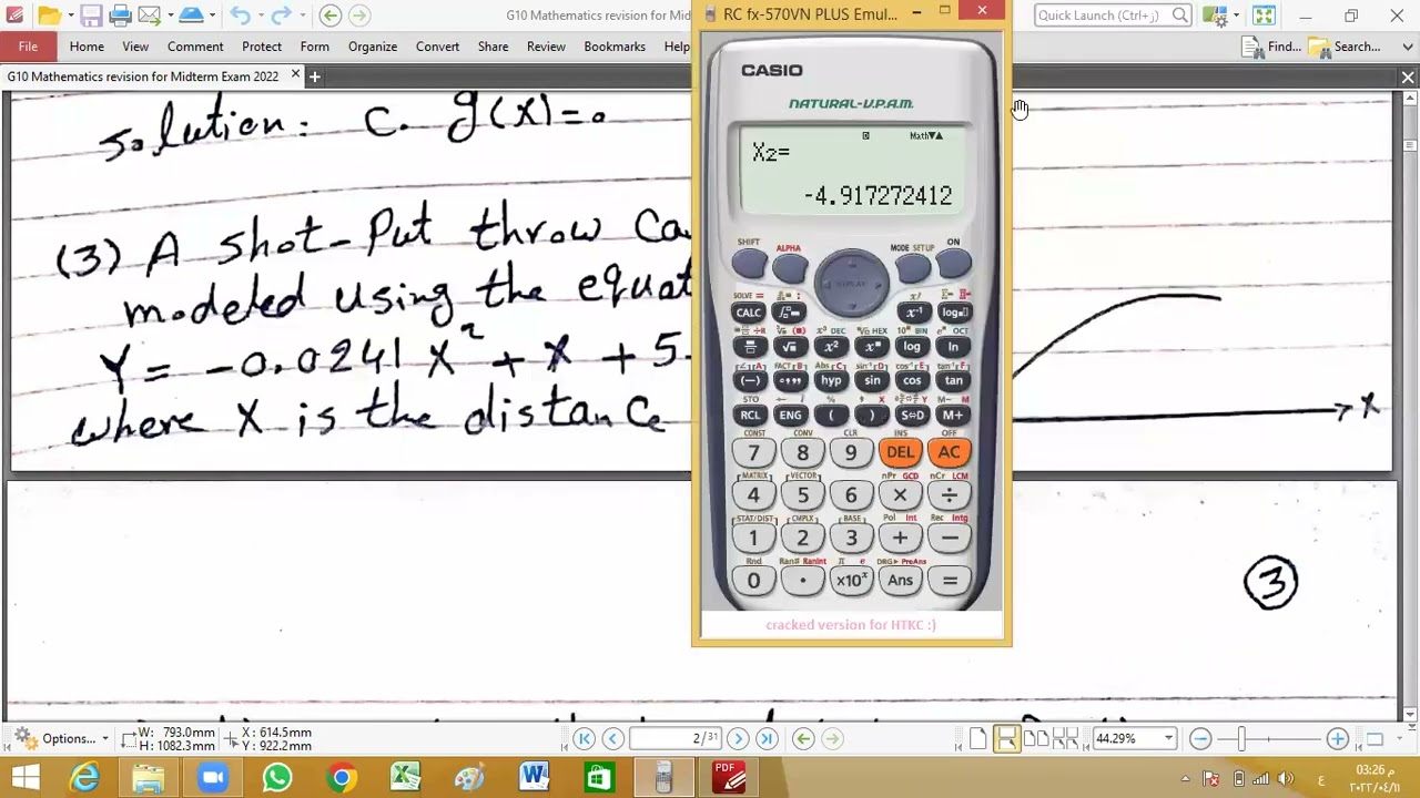 STEM G10 Math Mid-Term Revision | David Tallat | BS Math Club