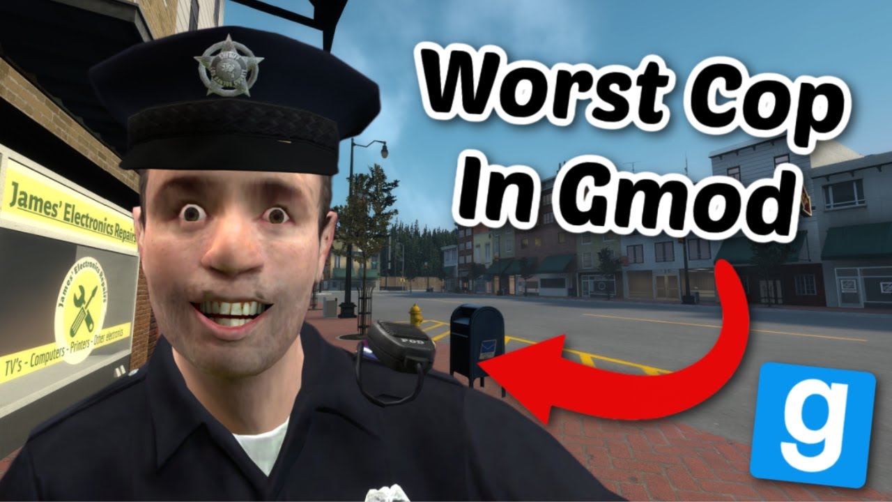 Я троллил людей, будучи худшим полицейским в Gmod Police RP