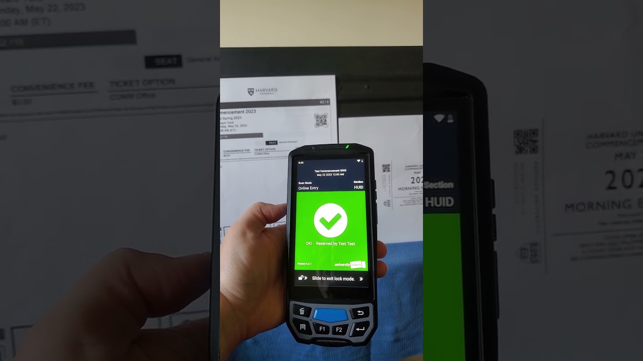 Scanning A Ticket