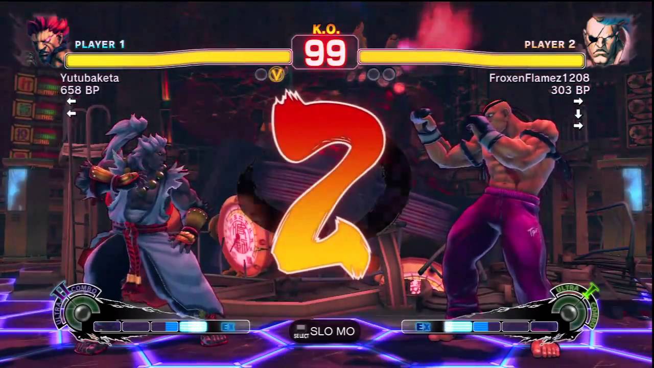 Super Street Fighter 4 Replays - Akuma(Yutubaketa) vs Sagat(FroxenFlamez1208)