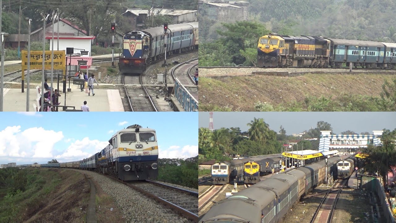 [5 in 1] 13175/76 SEALDAH⇄SILCHAR Kanchanjunga Express