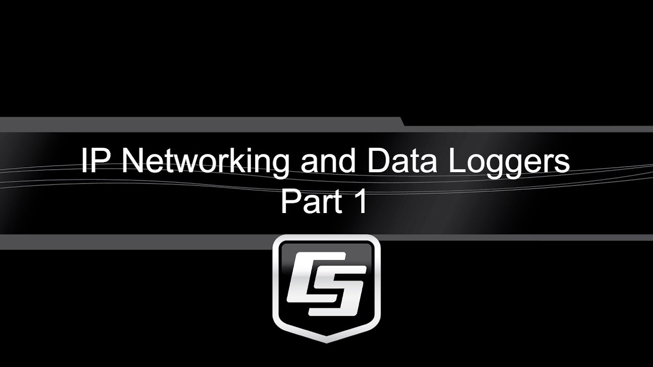 IP Networking and Data Loggers Part 1