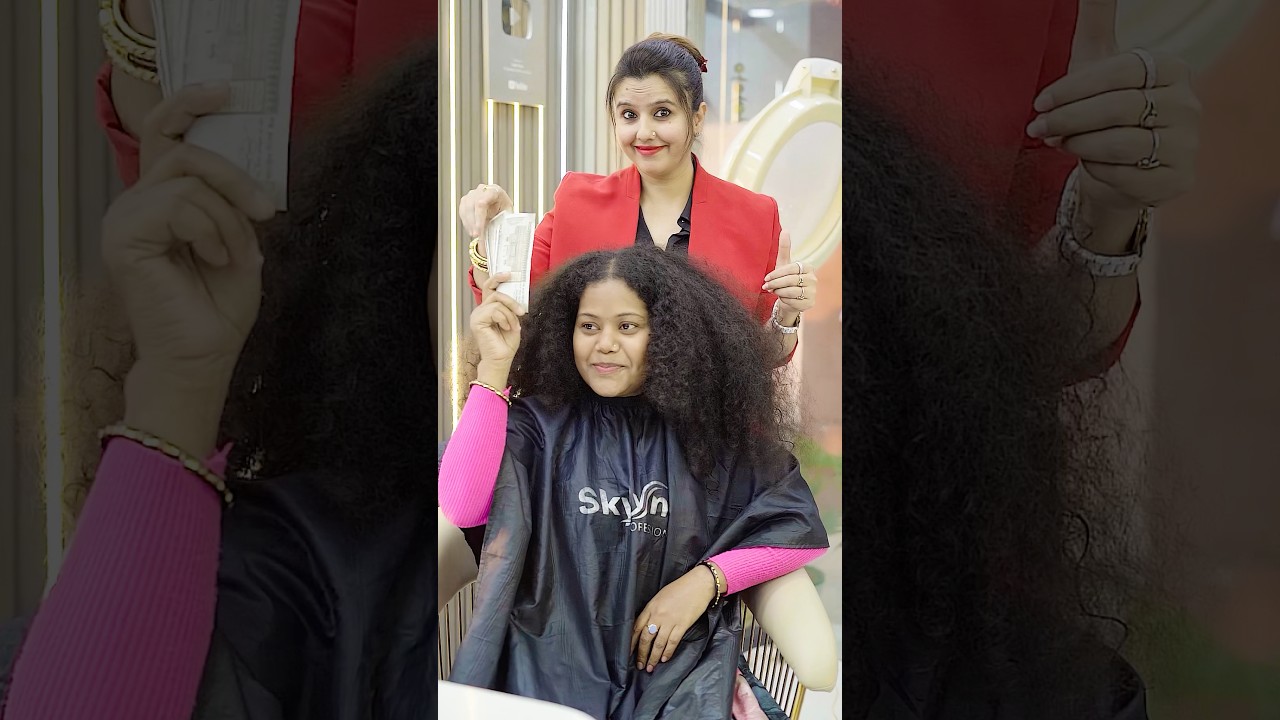 Best hair transformation in Kolkata!Falak Naaz! 