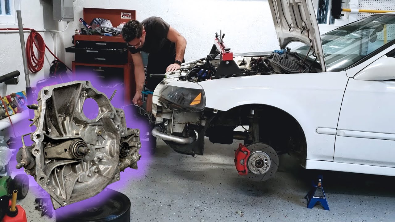 How to Remove the Transmission in a 92-00 Honda Civic