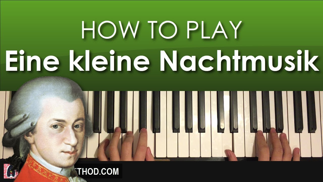 HOW TO PLAY - Mozart - Eine kleine Nachtmusik (Piano Tutorial Lesson)