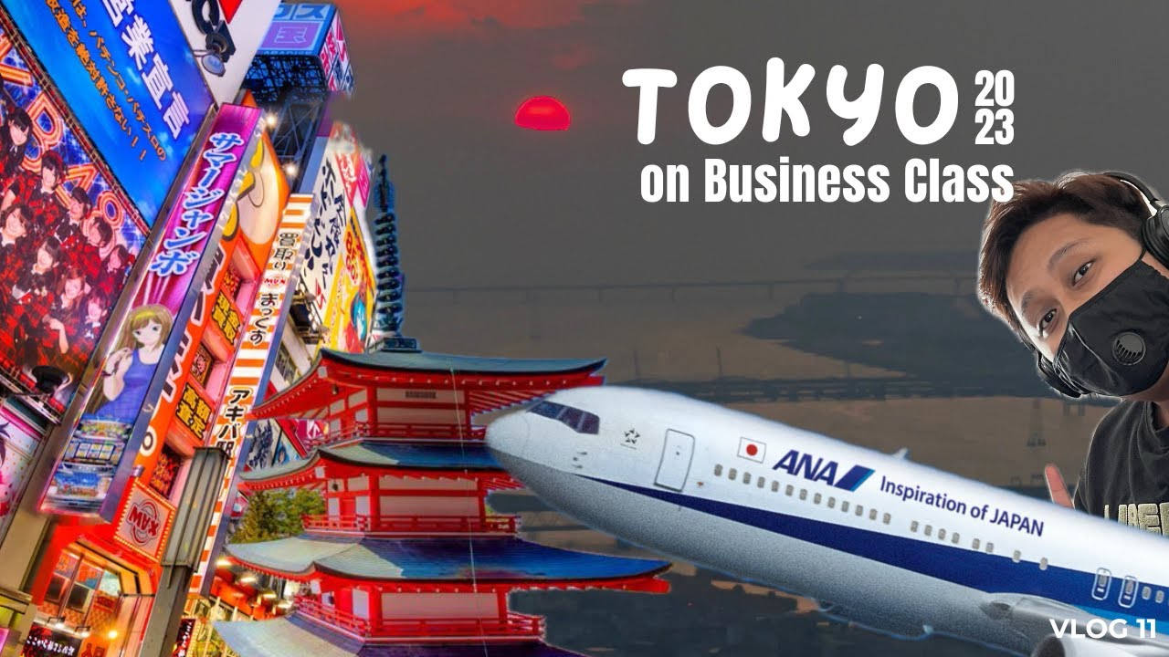 Flying Business For The First Time!! [JAPAN - Part 1] - VLOG011