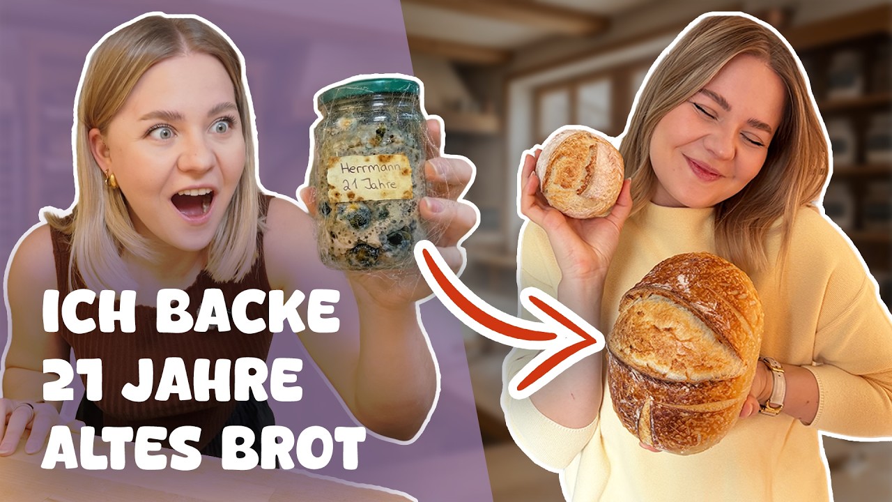Hype oder Fail? 🥖😶 21 Jahre alter Sauerteig, schmeckt das? 👀 (Live Test + Anf&auml;nger Tipps) 