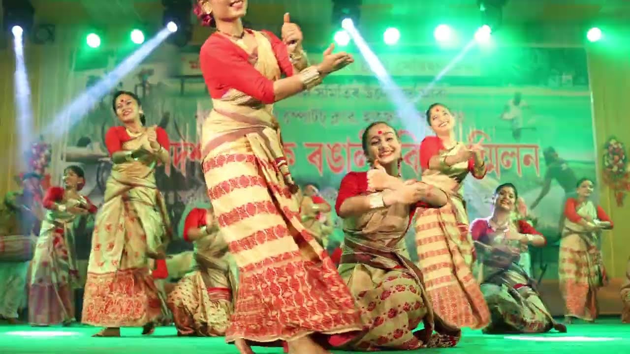 RANJIT GOGOI and his team Bihu perfomance at Nakuchi rongali bihu 2022,HAJO