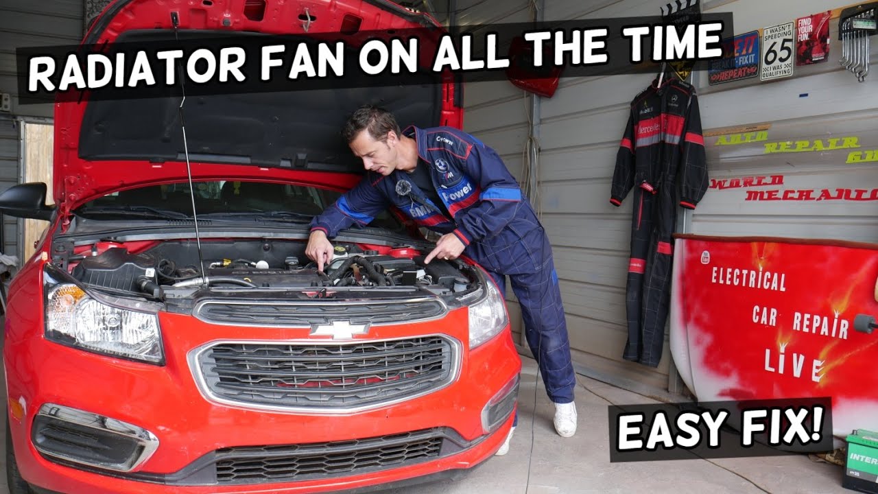 RADIATOR FAN STAYS ON ALL THE TIME CHEVY, CHEVROLET, GMC, BUICK, CADILLAC