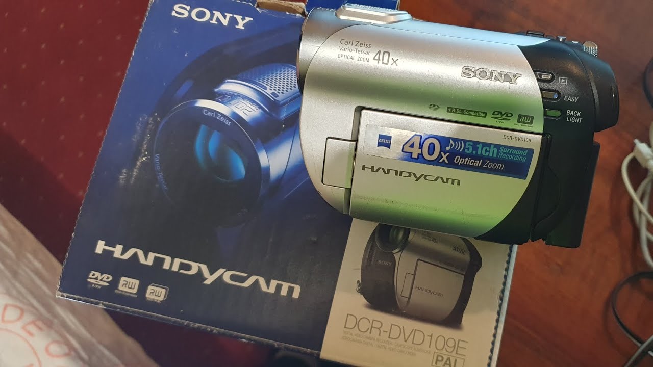 Обзор Видеокамеры - Sony DCR-DVD109E Handycam. Привет с 2007 года. https://@ValentinDnipro