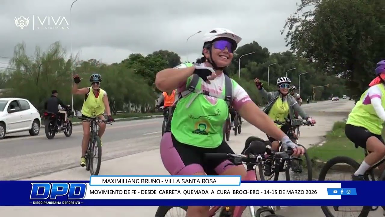 NOTA MAXIMILIANO BRUNO - MOVIMIENTO DE FE - 🚴‍♀️Desde Carreta Quemada hasta Cura Brochero,