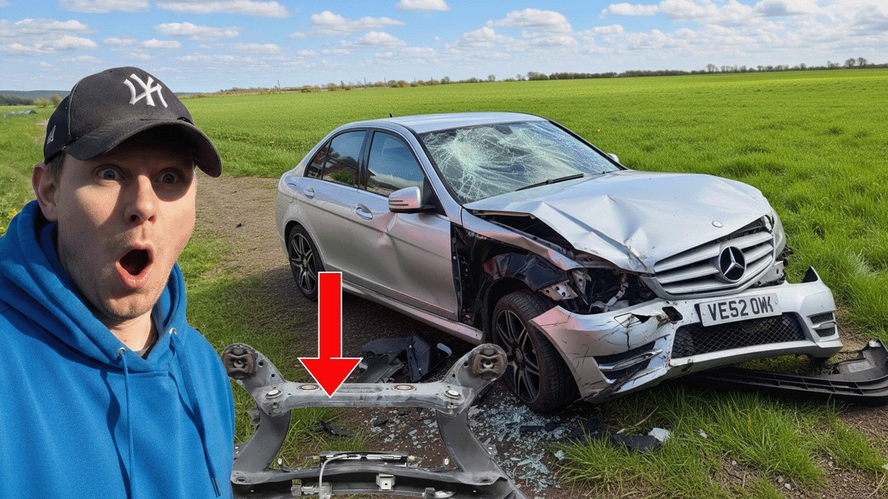 THE WRECKED MERCEDES NEEDS AN UPDATE BUT