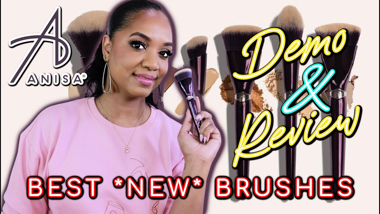 Awesome *NEW* VEGAN MAKEUP BRUSHES!!!!!.....from Anisa Beauty!