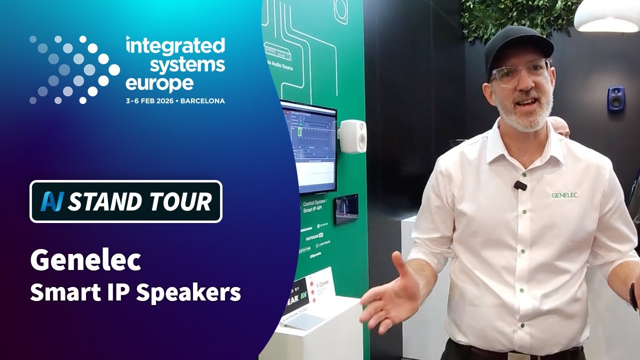 ISE 2026: Genelec Smart IP Speakers
