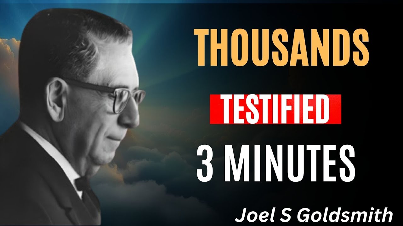 3 Minutes to Inner Healing | Joel S. Goldsmith’s Powerful Silent Meditation