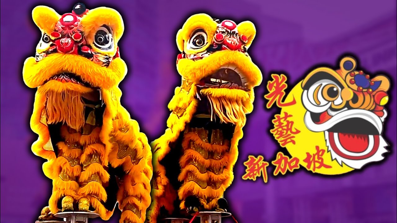 2025 Traditional and Acrobatic Lion Dance Performance by Team Kwong Ngai at The Curve