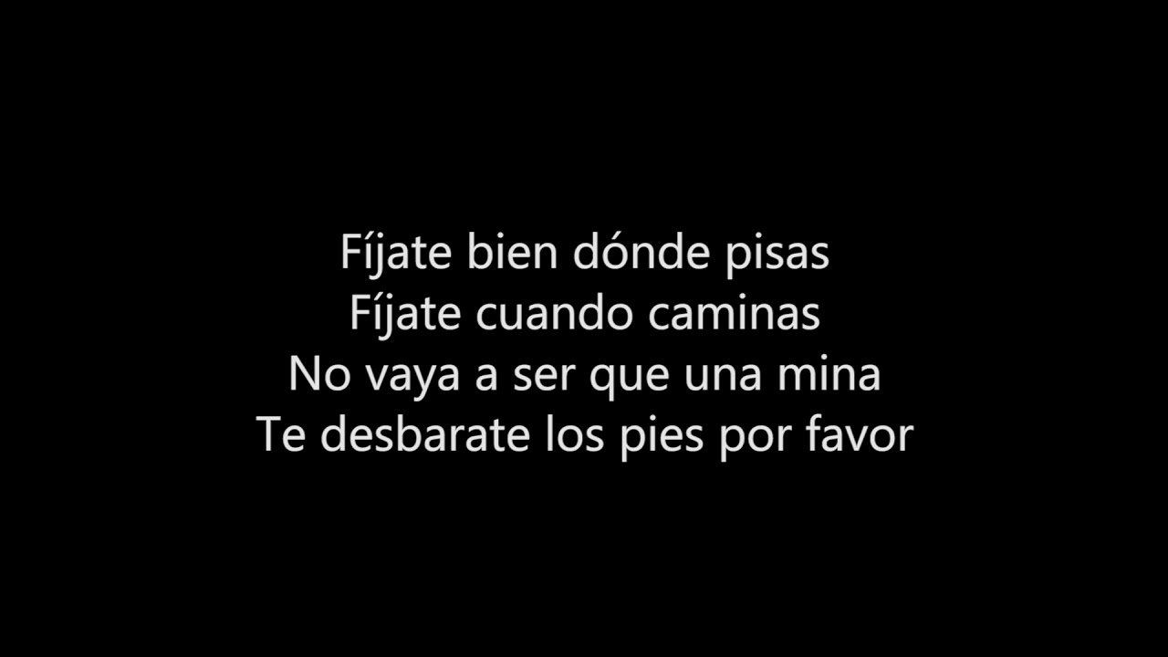 Juanes - Fíjate Bien Lyrics Only