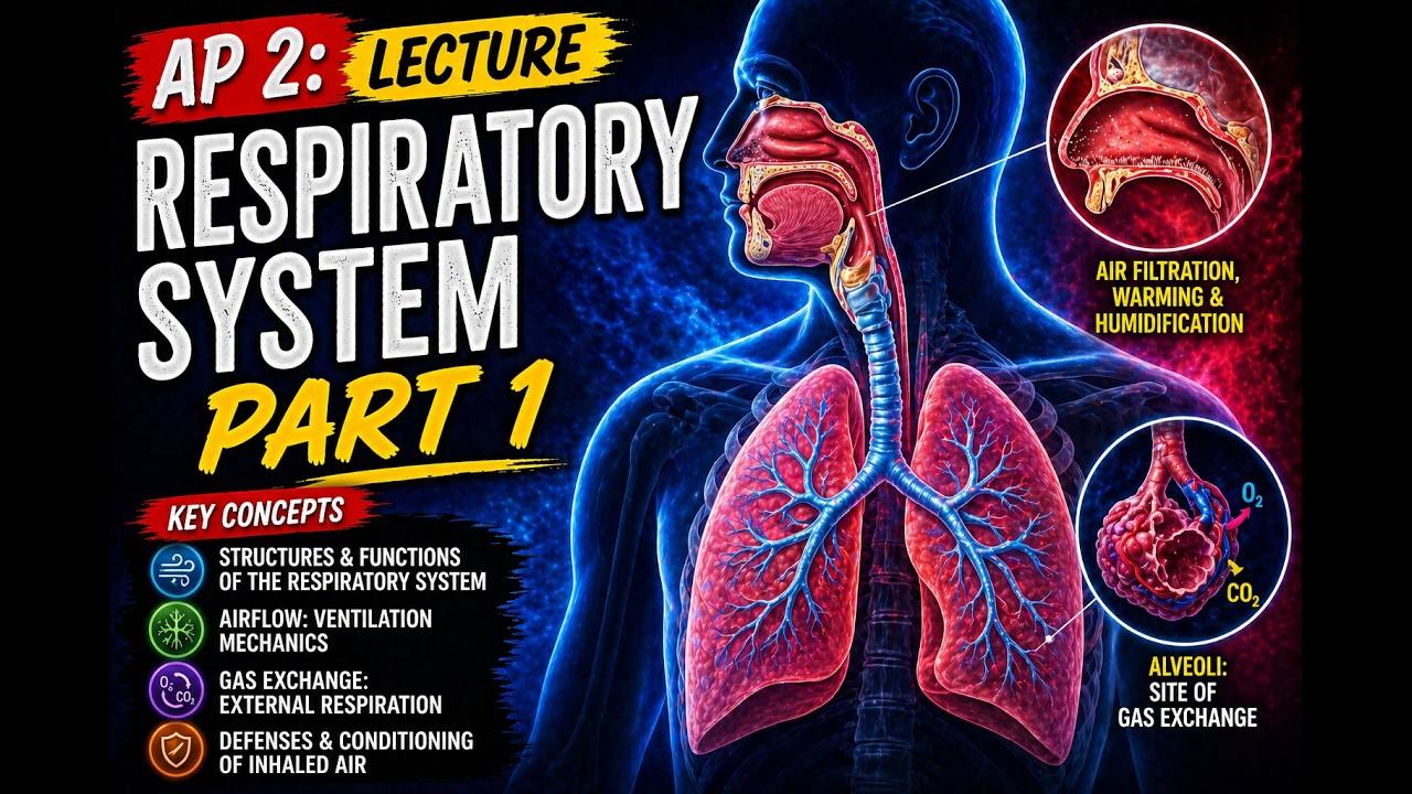 A&P 2 Lecture: The Respiratory System Part 1