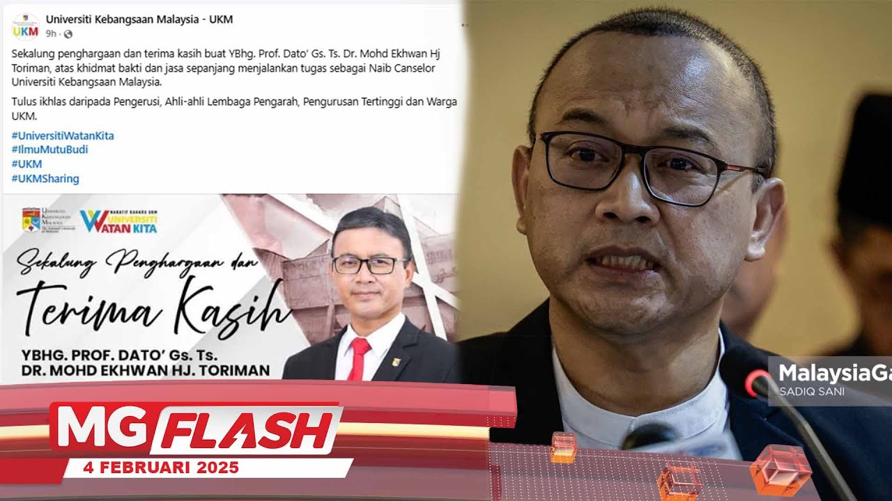 NC UKM Letak Jawatan, Lapor Polis, SKMM #MGFlash