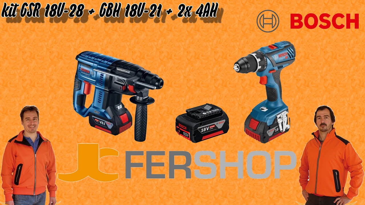 KIT BOSCH PROFESSIONISTI || avvitatore + tassellatore a batteria .