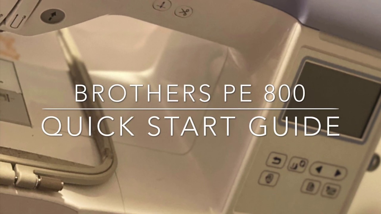 🧵 Brother PE 800 🧵 Beginners Guide Basic| Easy Quick Start Guide| How to set up PE 800💁🏾&zwj;♀️