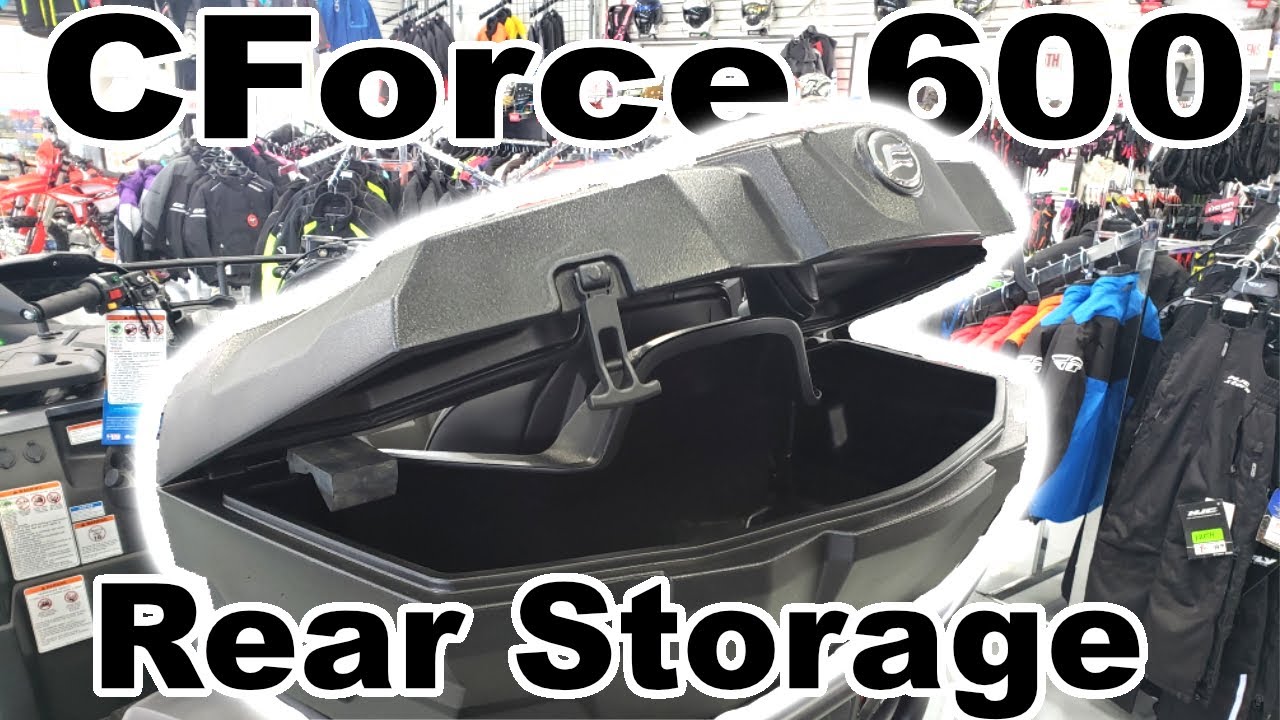 ATV STORAGE: 2022 CFMoto CForce 600 / 600 Touring Rear Cargo Box, 9DS#-806100-6000