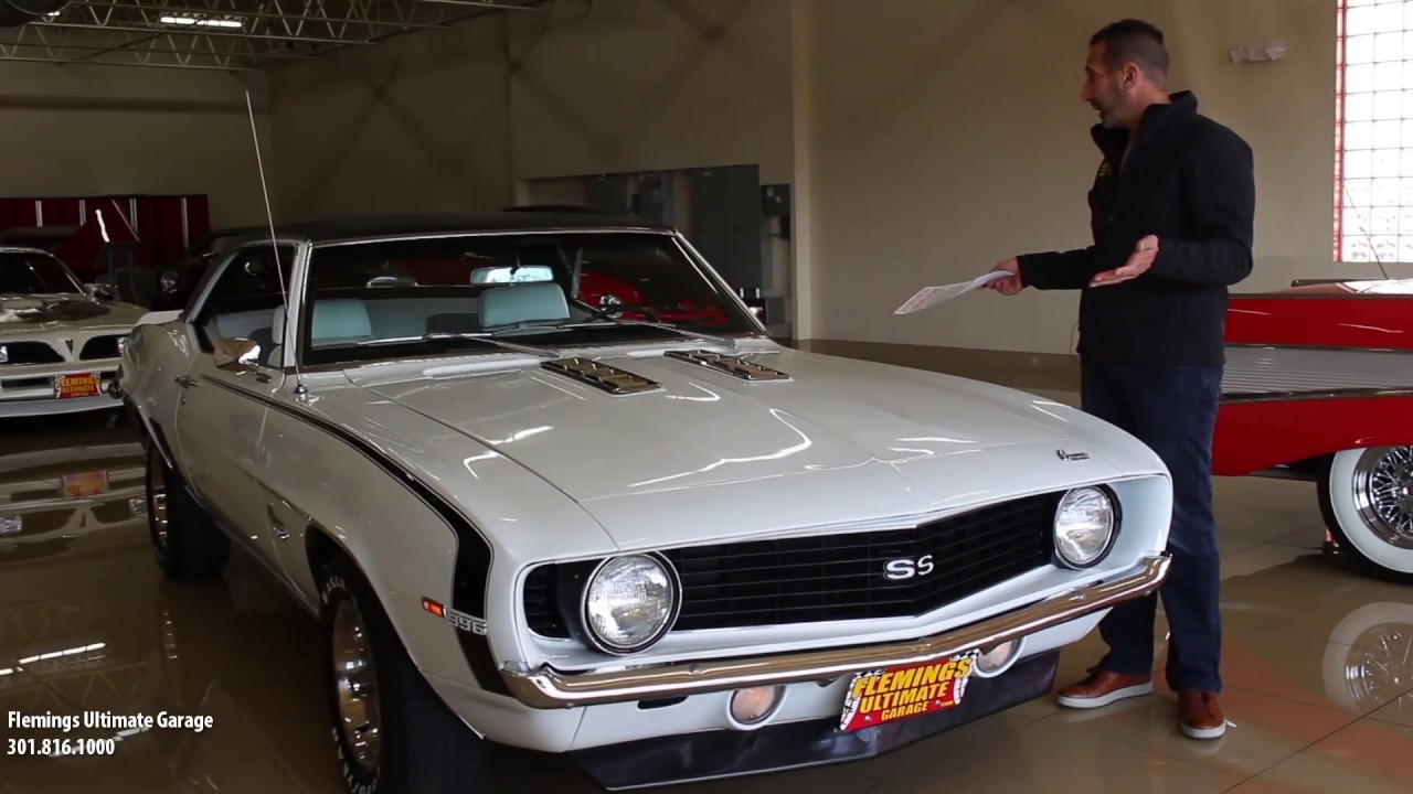 '69 Chevrolet Camaro SS396/375HP for sale with test drive, driving sounds, and walk through video