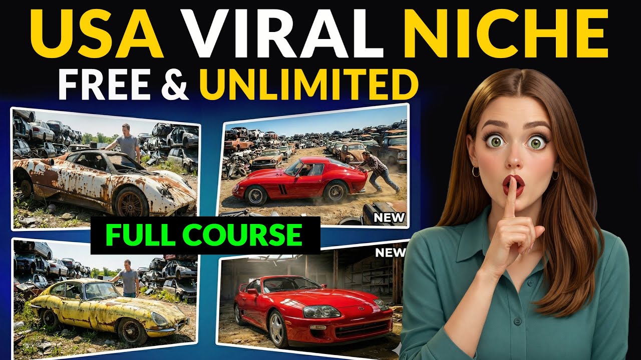 How To Create Viral ASMR Car Restoration Long Videos with AI (Veo 3 Free & Unlimited) 2026