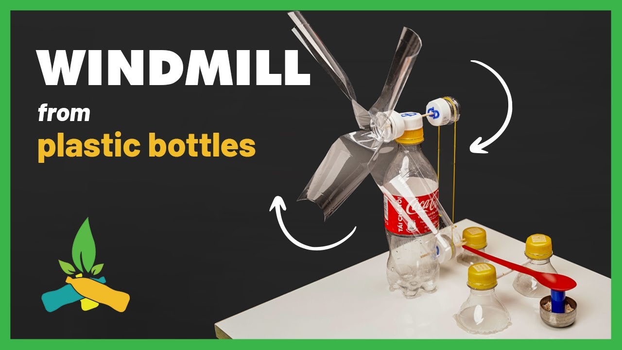 Make windmill toy from Plastic Bottles | Science Project