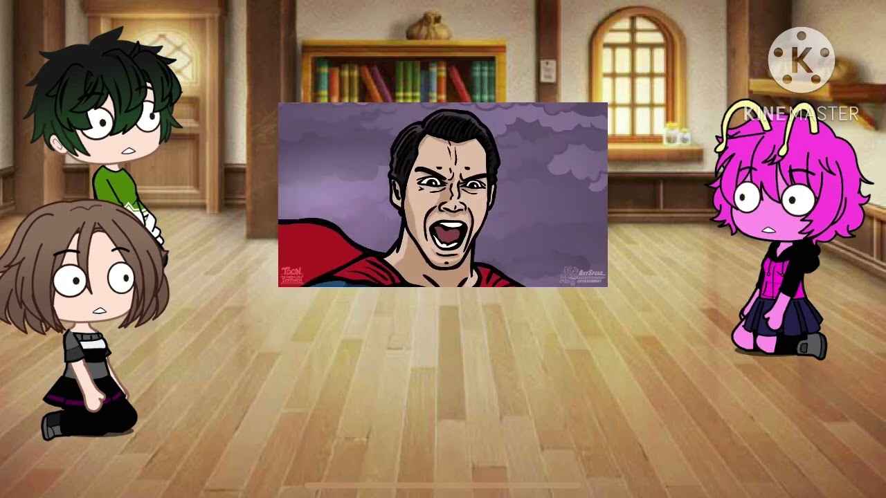 Mha reacts to superhero bowl