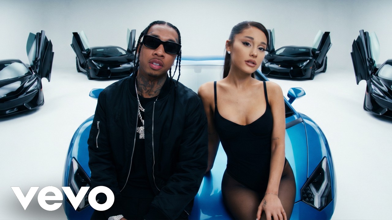 Tyga, Ariana Grande - Midnight Money (ft. Chris Brown, Tyla, Cardy B) (Official Lyrics Video)