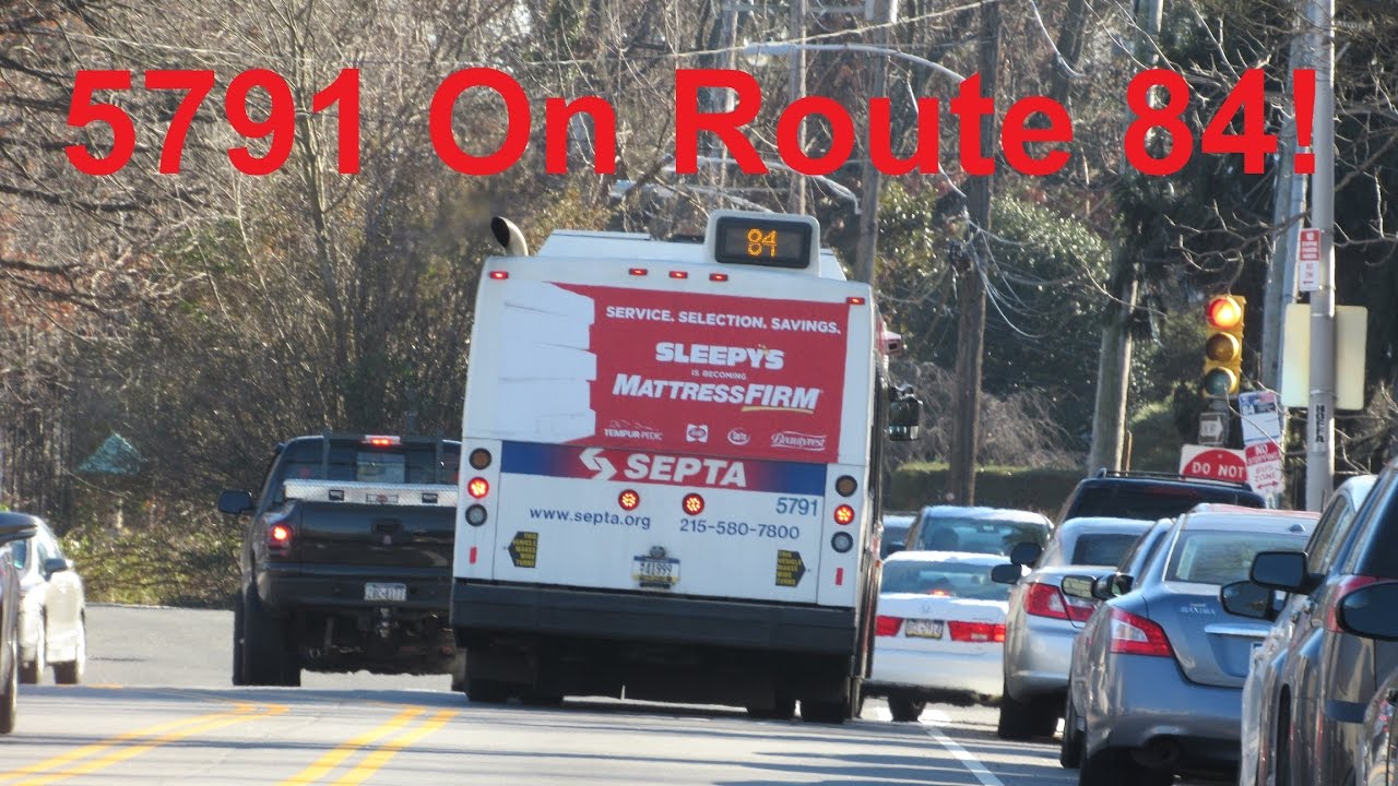 NeoplanDude | SEPTA 2004 New Flyer D40LF #5791 On Route 84, To Frankford Terminal!