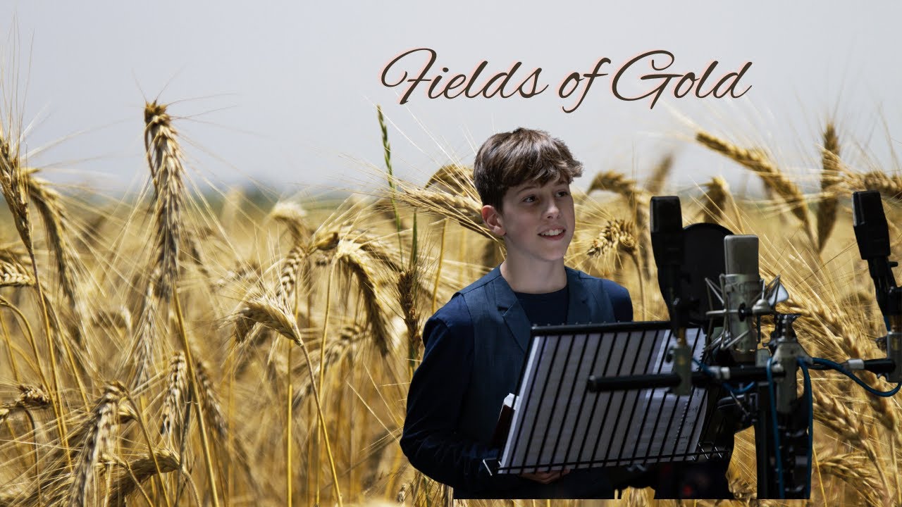 12-year-old Luca Brugnoli sings beautiful arrangement of  Fields Of Gold