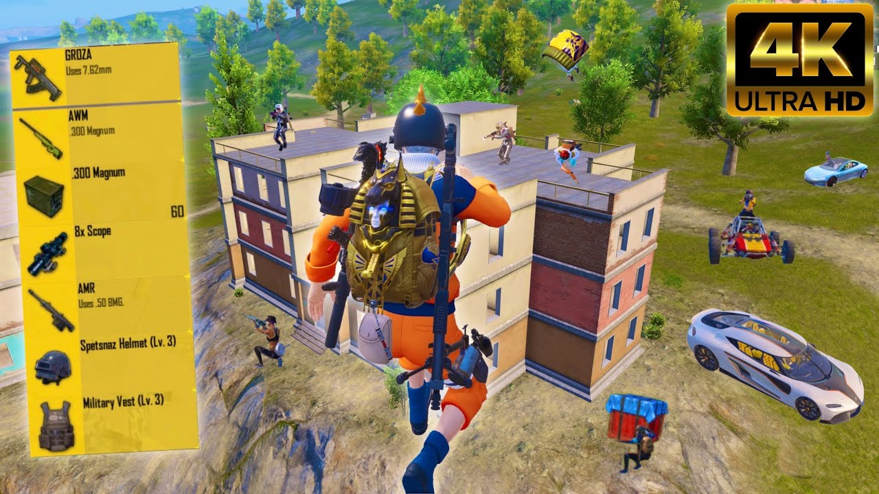 I TRIED ULTRA HDR 4K GRAPHICS😍120 FPS GAMEPLAY🔥 PUBG Mobile - BGMI