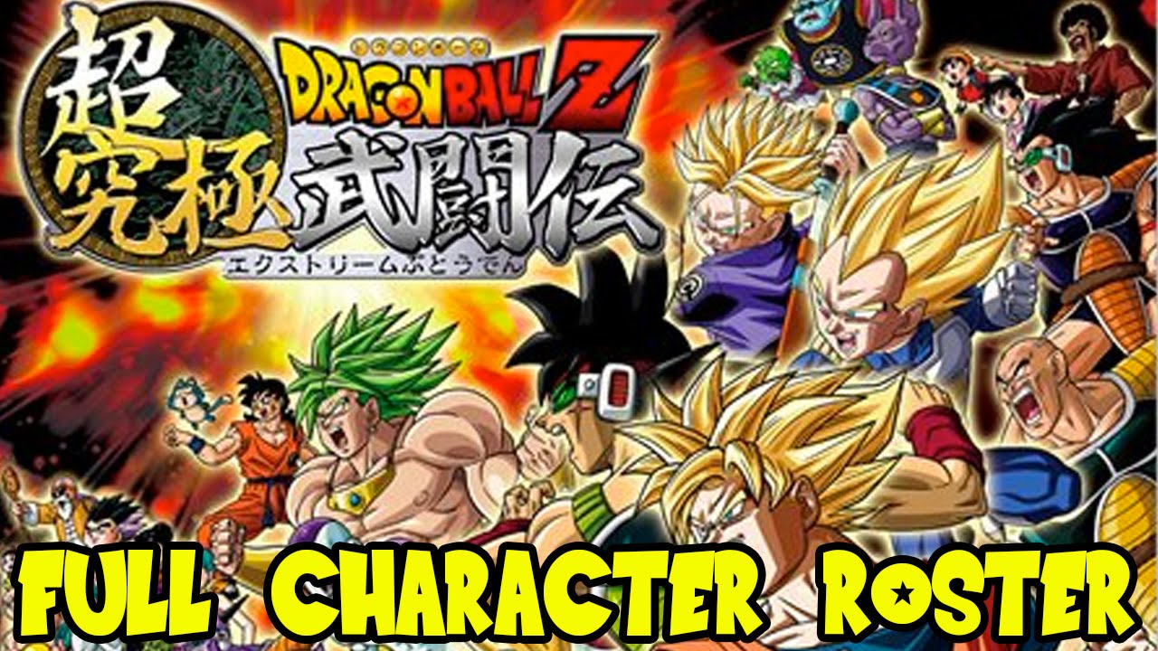 Dragon Ball Z Super Extreme Butoden 3DS: Full Playable Character Roster