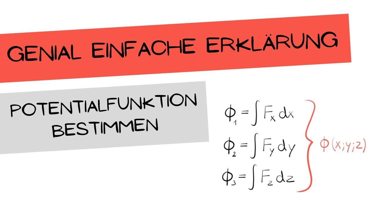 Potentialfunktion bestimmen