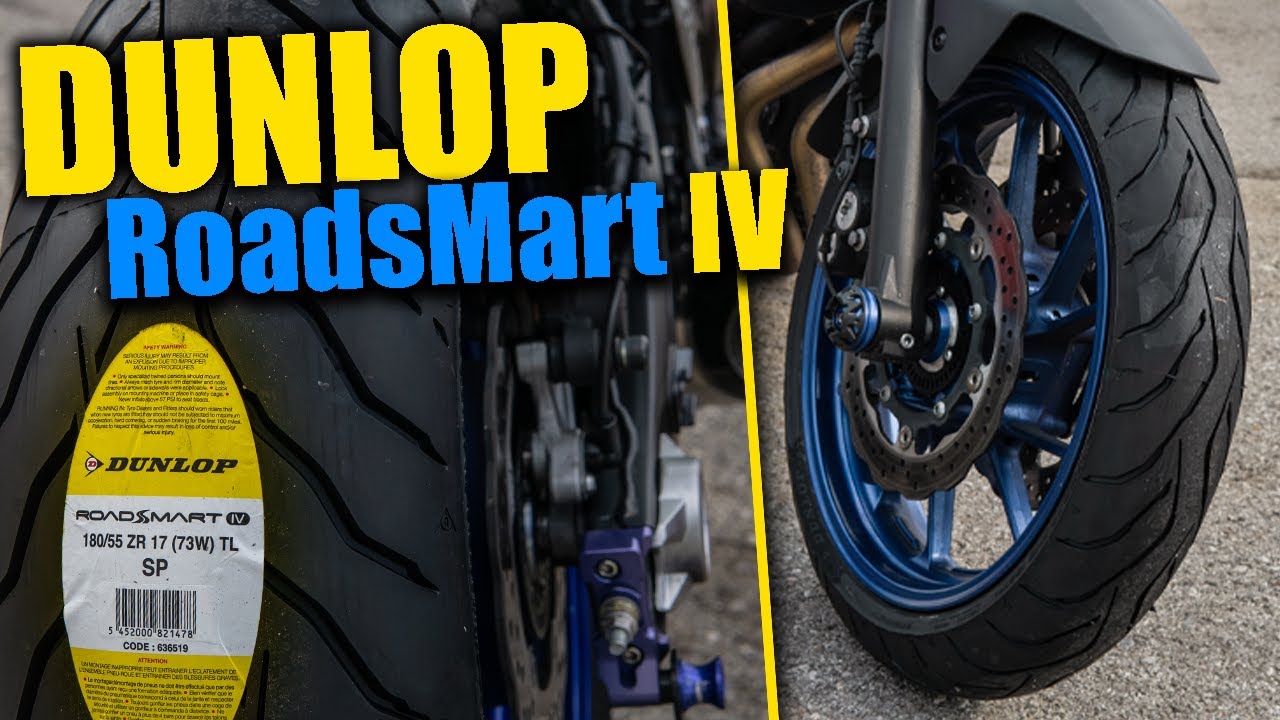 DUNLOP RoadsMart IV SP 💥 NEUE REIFEN für die MT07 💙 (4K) #mt07 #yamaha
