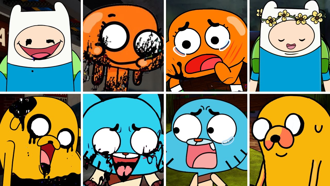 Friday Night Funkin' VS Pibby Apocalypse EyeFanBuild (Finn Gumball & Jake)