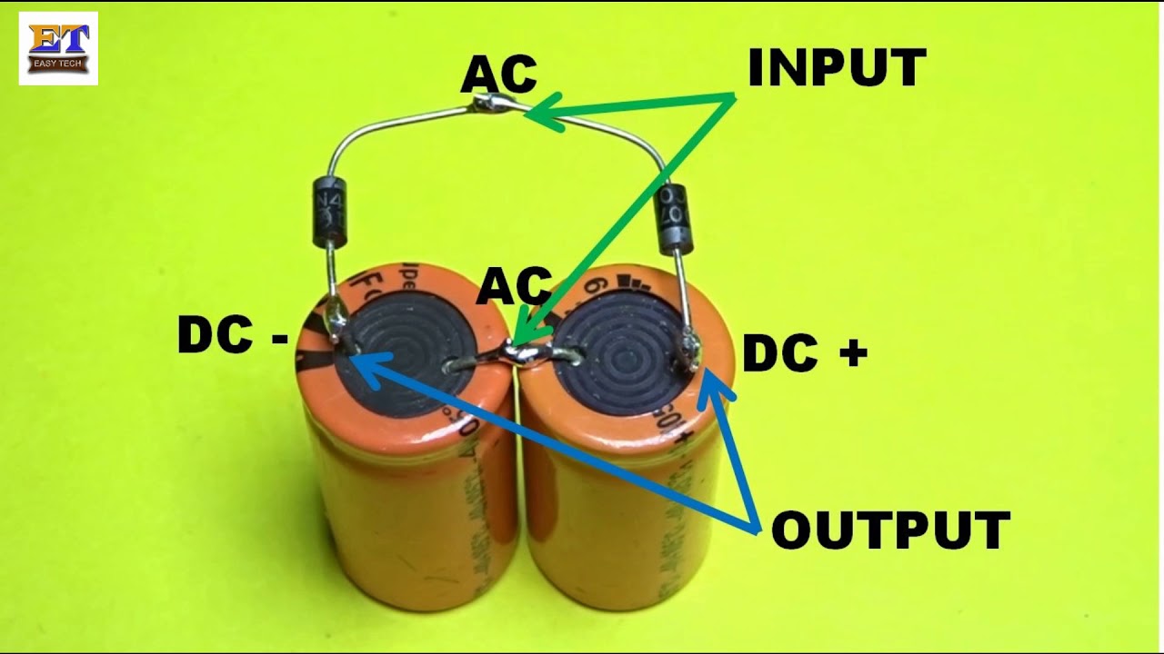 Voltage Doubler Using Two Capacitor