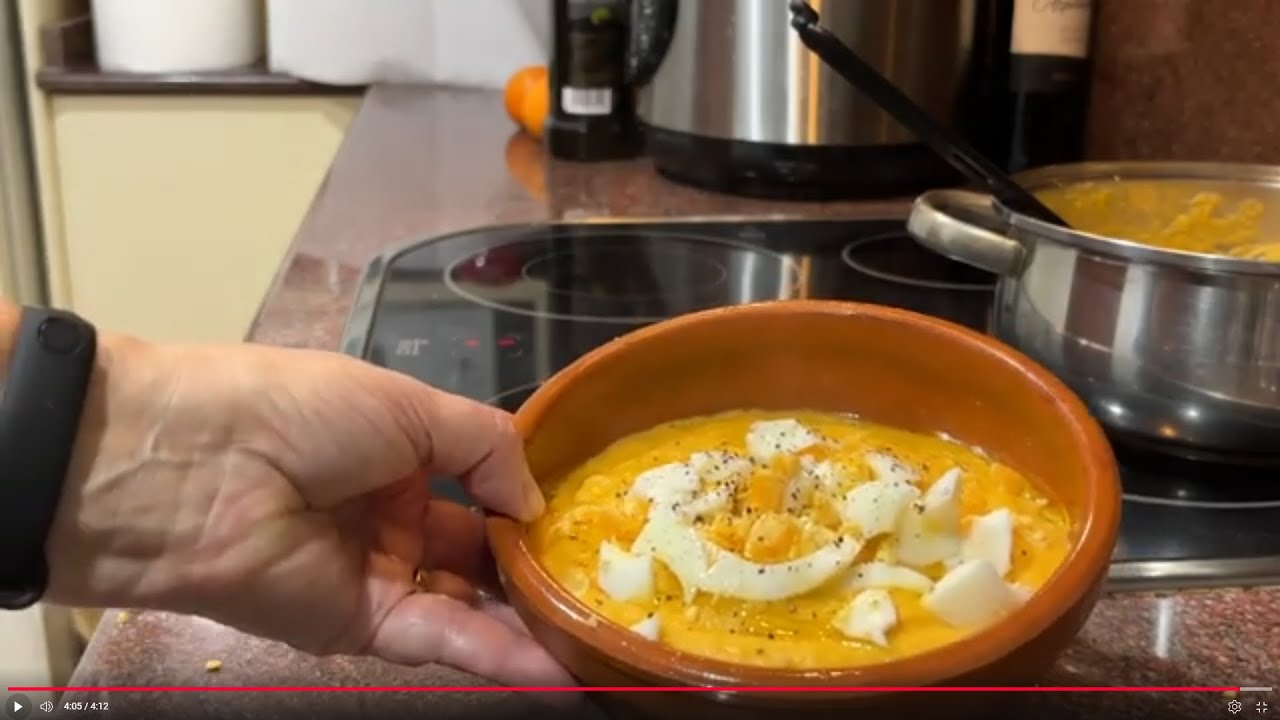 PURE DE CALABAZA Y PUERRO