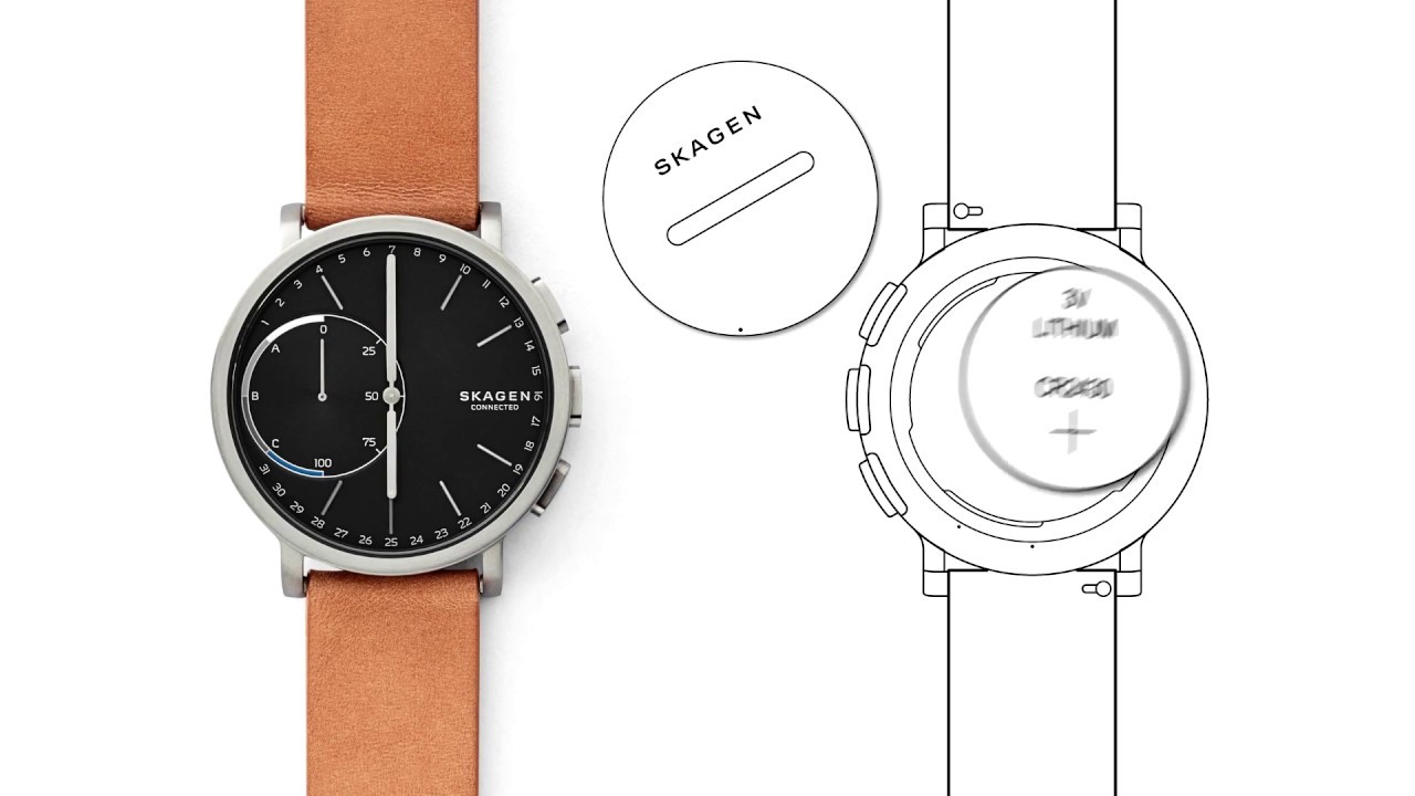 SKAGEN Hybrid Smartwatch | How to Replace Battery and Change Strap
