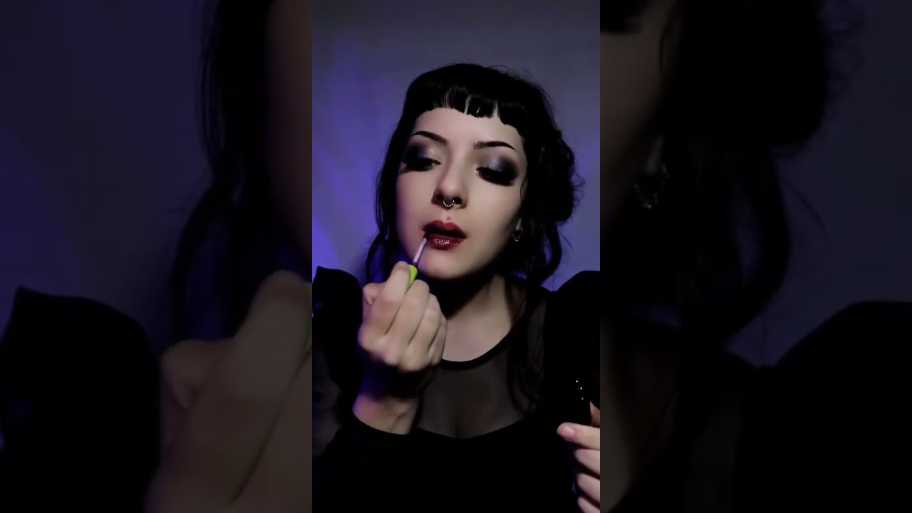Make de Halloween estilo Wandinha