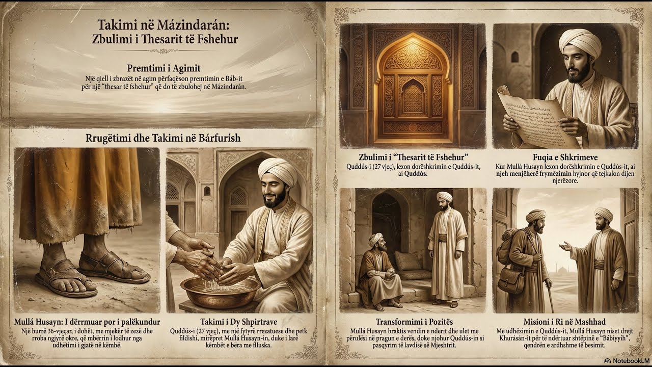 KAPITULLI XIV: UDHËTIMI I MULLÁ ḤUSAYN·IT PËR NË MÁZINDARÁN