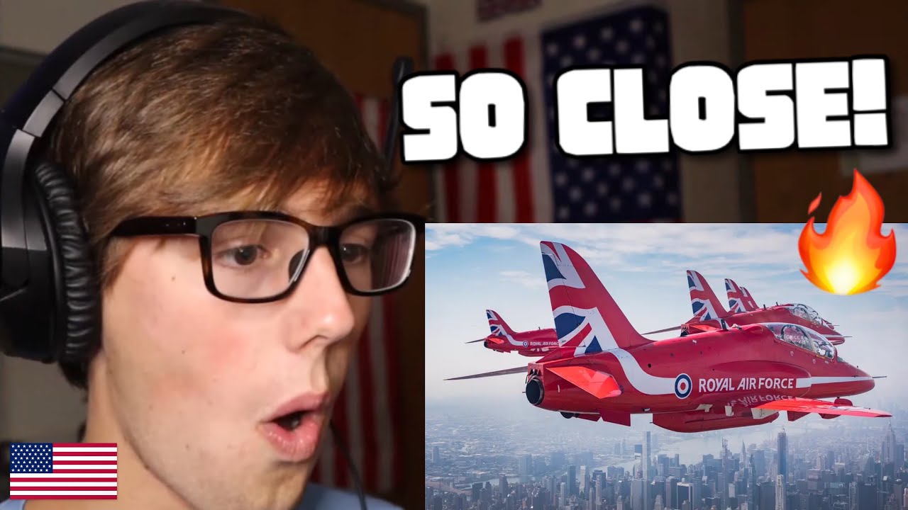 Реакция американцев на турне Red Arrows!