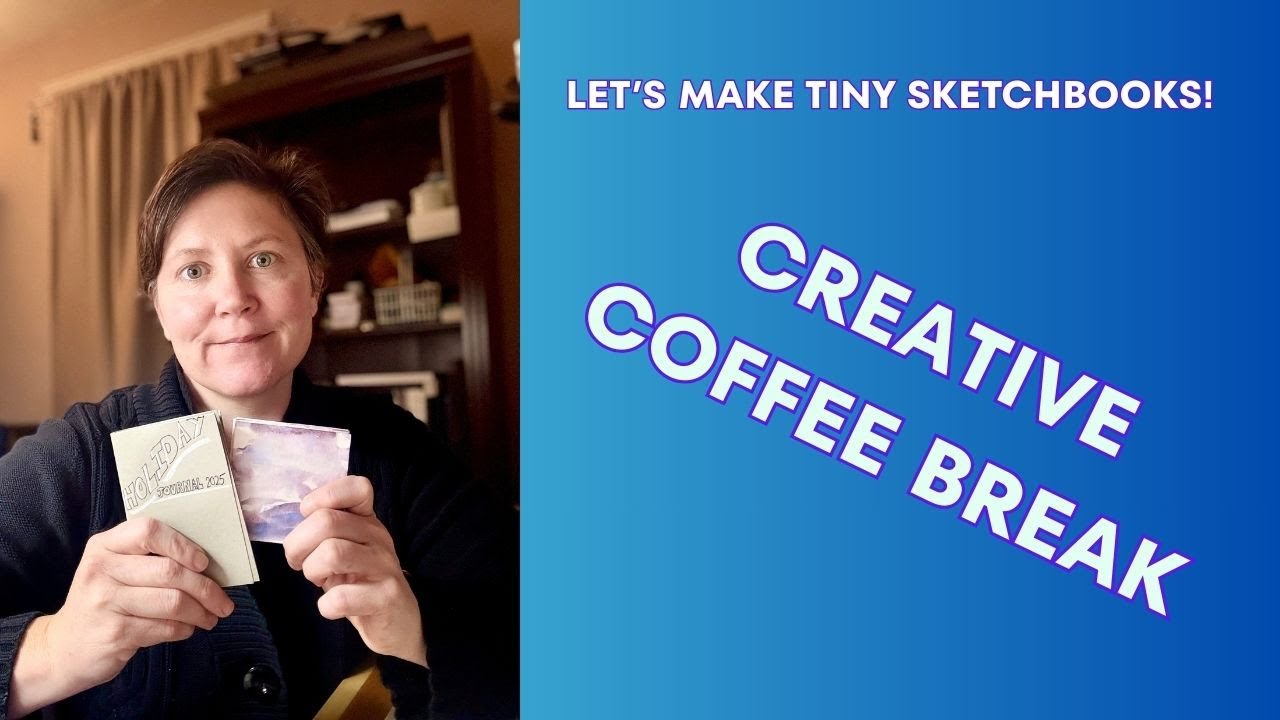 How to Make Tiny Sketchbooks: Easy Zine & Accordion Book Tutorial (Real Time)